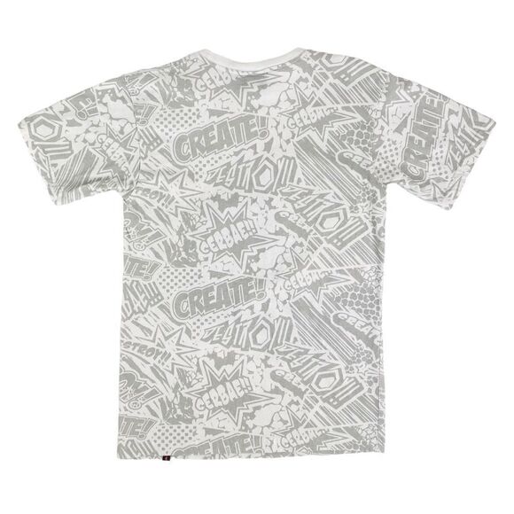 Vintage Streetwear Cerbae Comic Strip All Over Print T-Shirt Made In USA - Picture 4 of 6